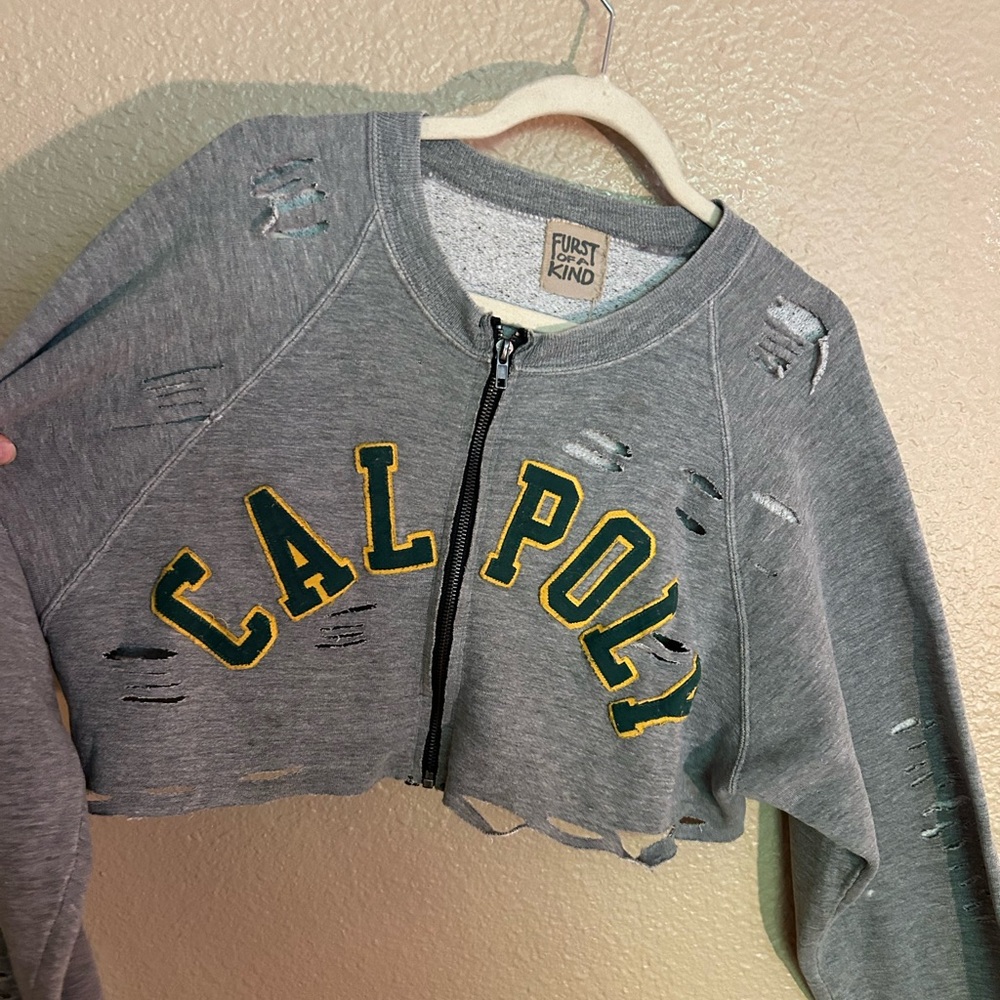 Cal Poly SLO Distressed Jacket - Picture 4 of 5